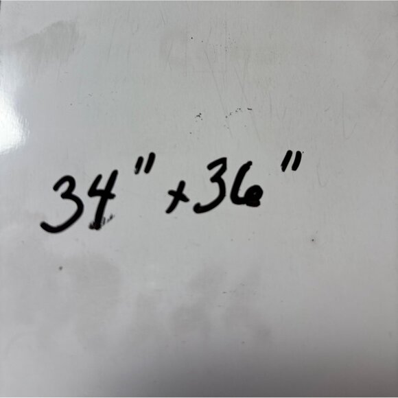 Purple & White Gingham Fabric 34" x 36" Cotton Blend Plaid Sewing Crafting Mater - Picture 3 of 4